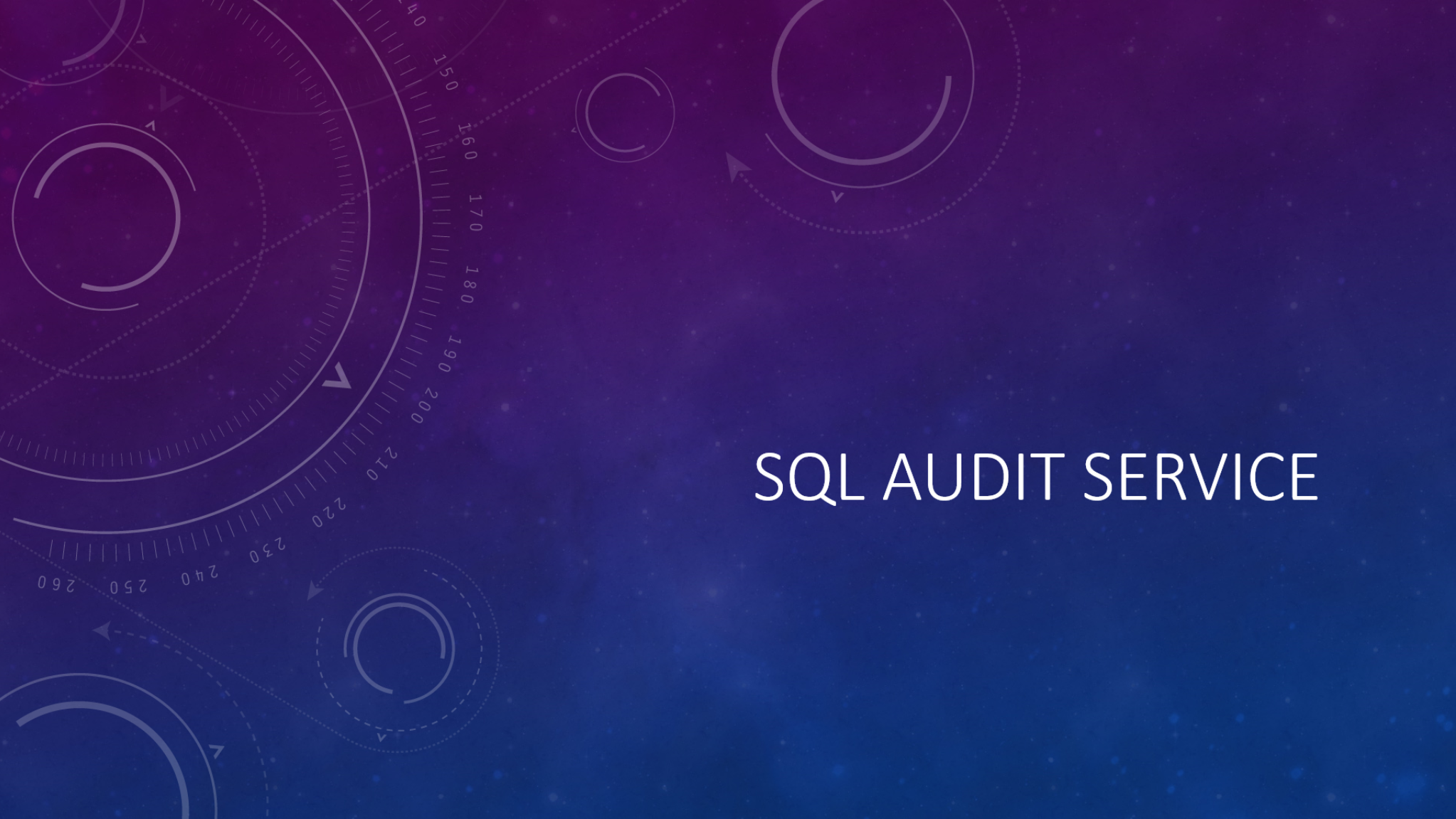 SQL Audit (SQLA)